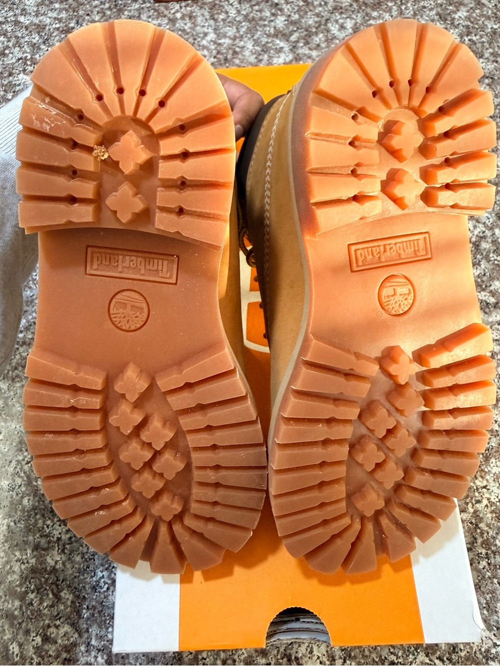 Timberland Kids Premium 6 IN Lace Waterproof Wheat Boots - Picture 4 of 10